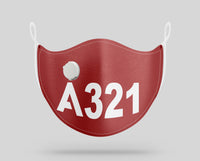 Thumbnail for Airbus A321 Text Designed Face Masks