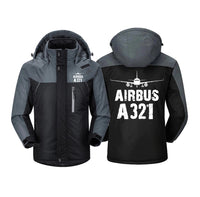 Thumbnail for Airbus A321 & Plane Designed Thick Winter Jackets