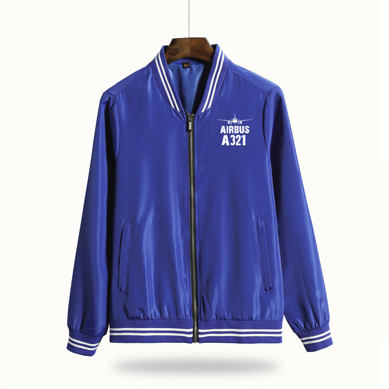 Airbus A321 & Plane Designed Thin Spring Jackets