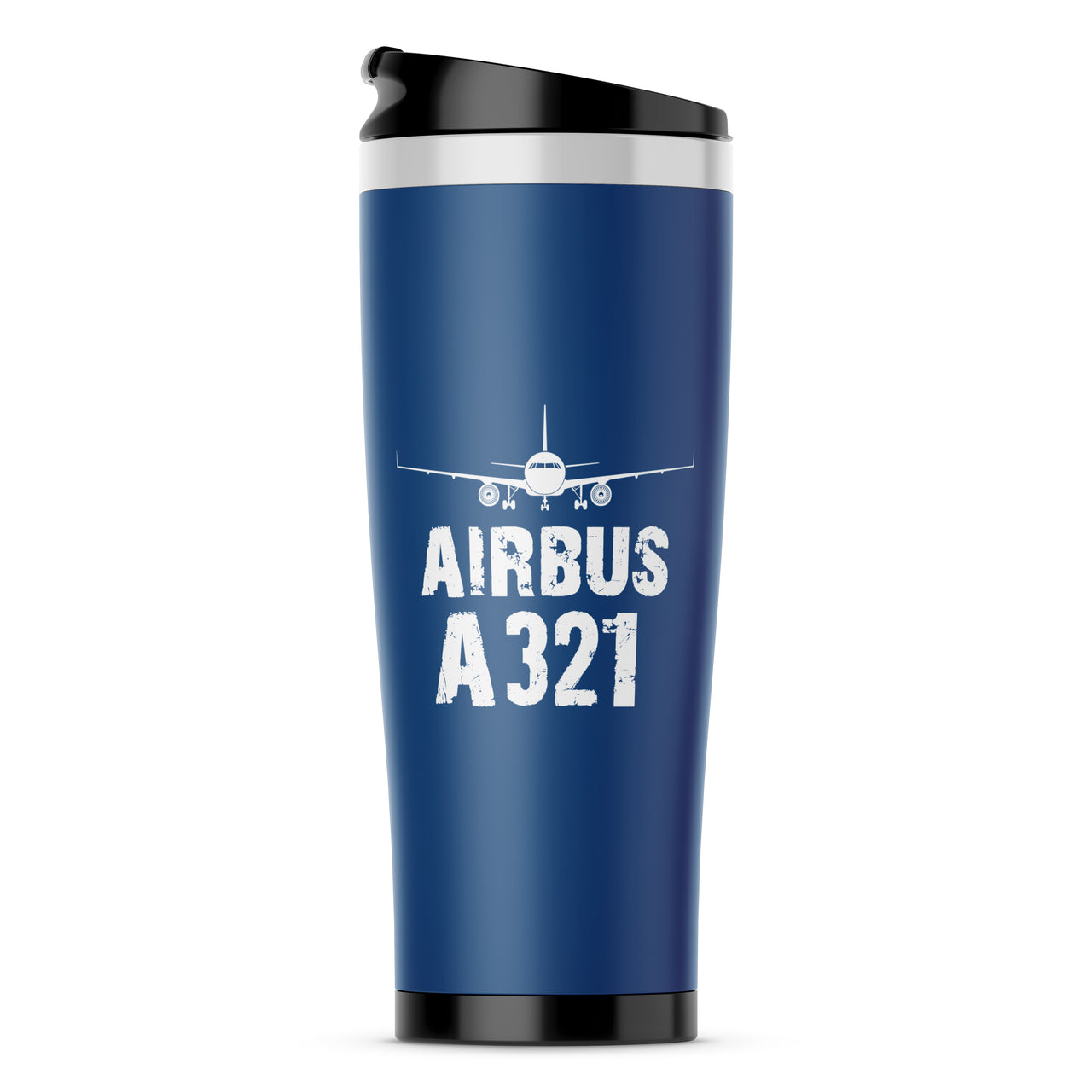 Airbus A321 & Plane Designed Stainless Steel Travel Mugs