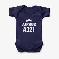 Thumbnail for Airbus A321 & Plane Designed Baby Bodysuits