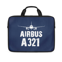 Thumbnail for Airbus A321 & Plane Designed Laptop & Tablet Bags
