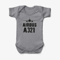 Thumbnail for Airbus A321 & Plane Designed Baby Bodysuits
