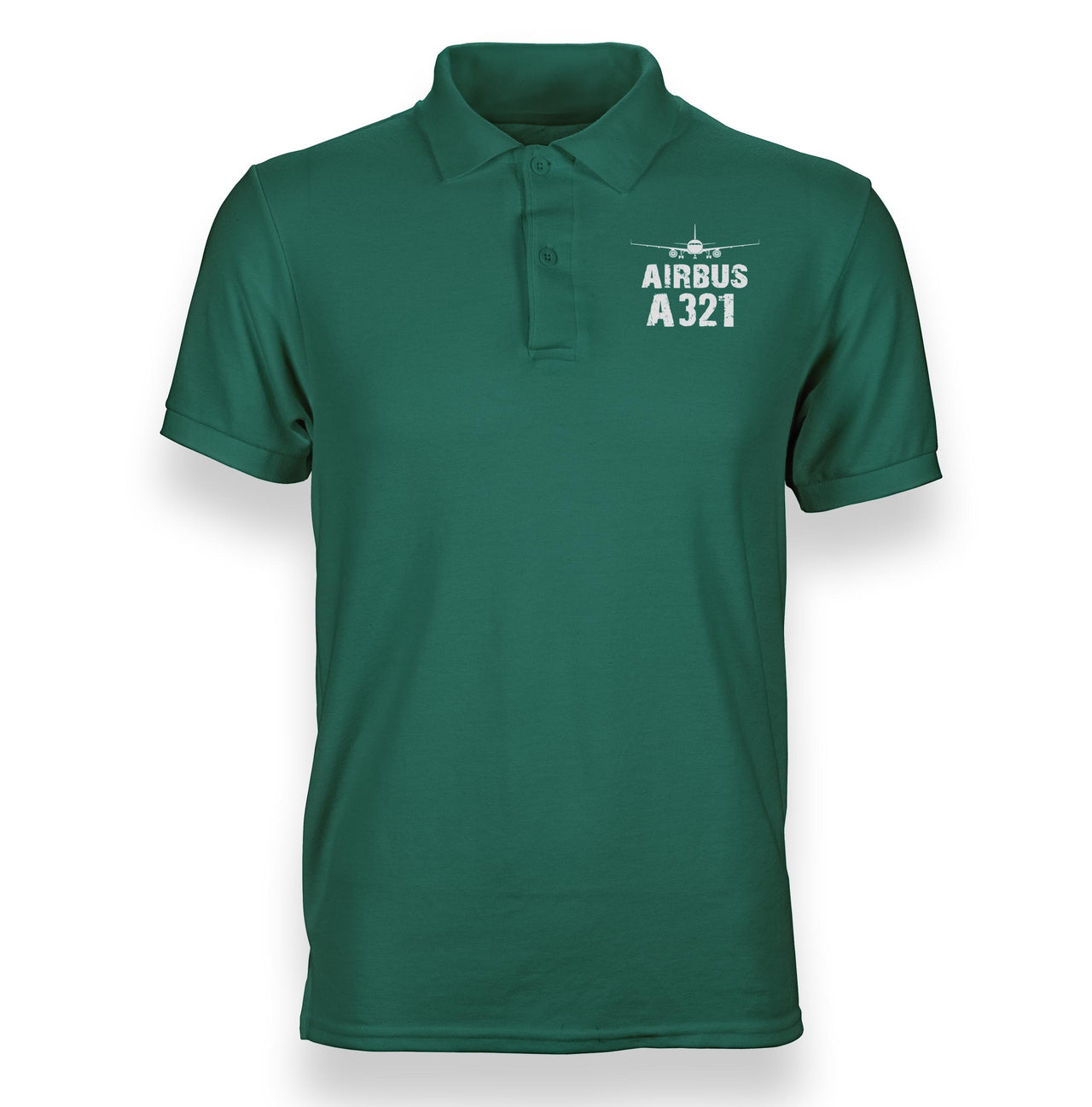Airbus A321 & Plane Designed Polo T-Shirts