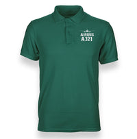 Thumbnail for Airbus A321 & Plane Designed Polo T-Shirts