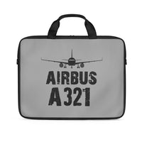 Thumbnail for Airbus A321 & Plane Designed Laptop & Tablet Bags