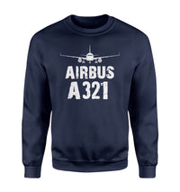 Thumbnail for Airbus A321 & Plane Designed Sweatshirts