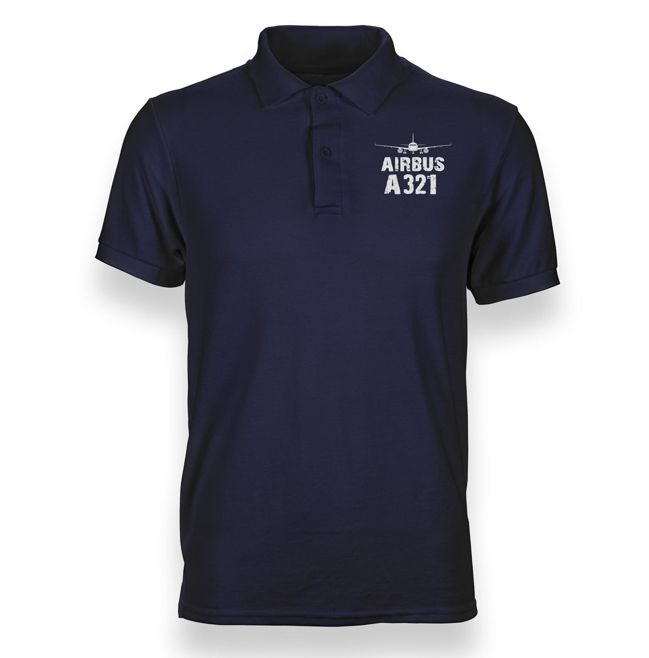 Airbus A321 & Plane Designed Polo T-Shirts