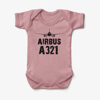 Thumbnail for Airbus A321 & Plane Designed Baby Bodysuits