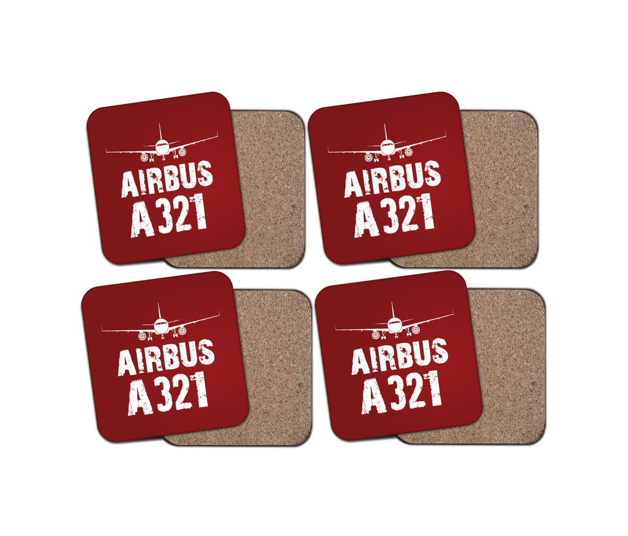 Airbus A321 & Plane Designed Coasters