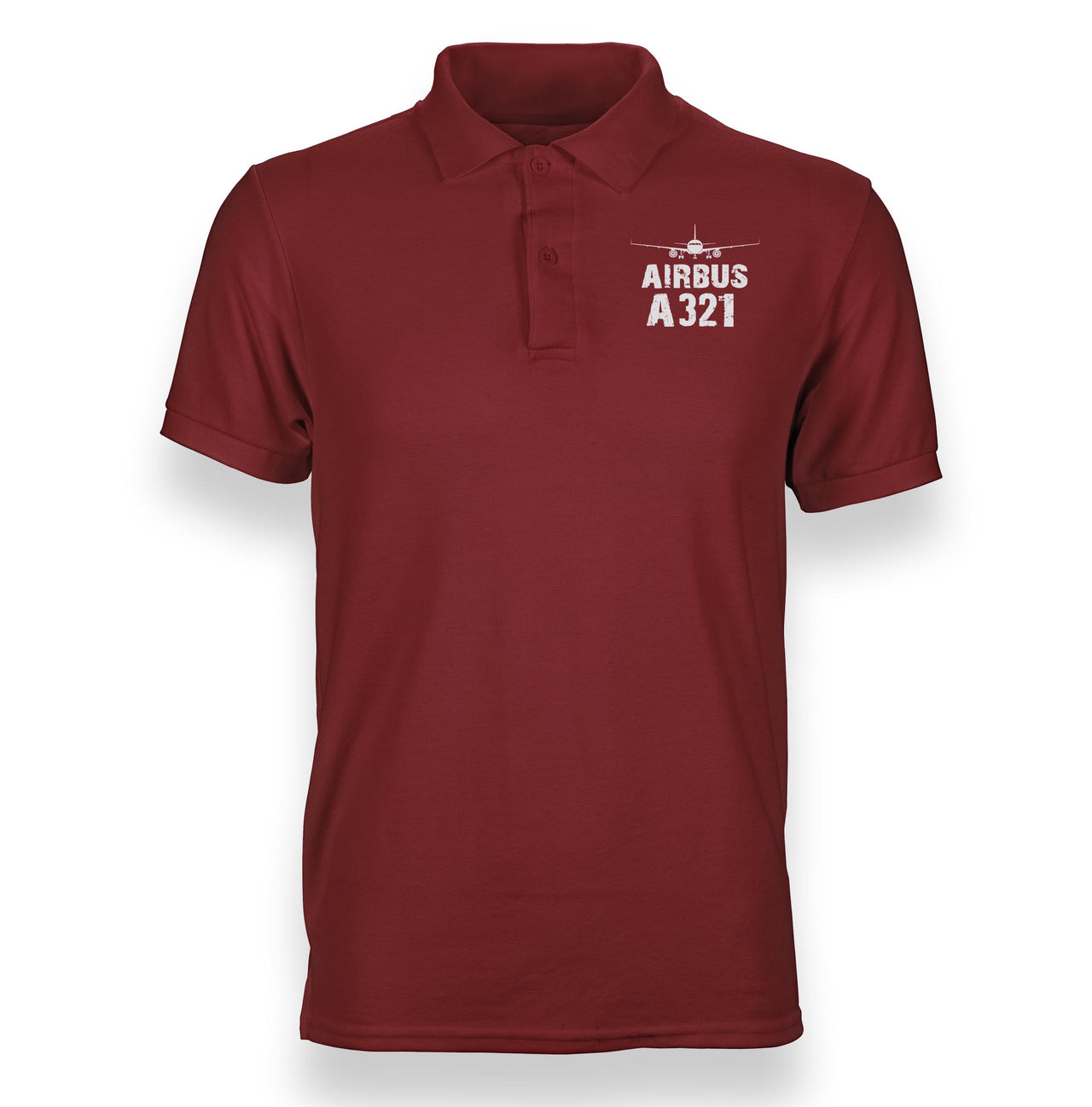 Airbus A321 & Plane Designed Polo T-Shirts