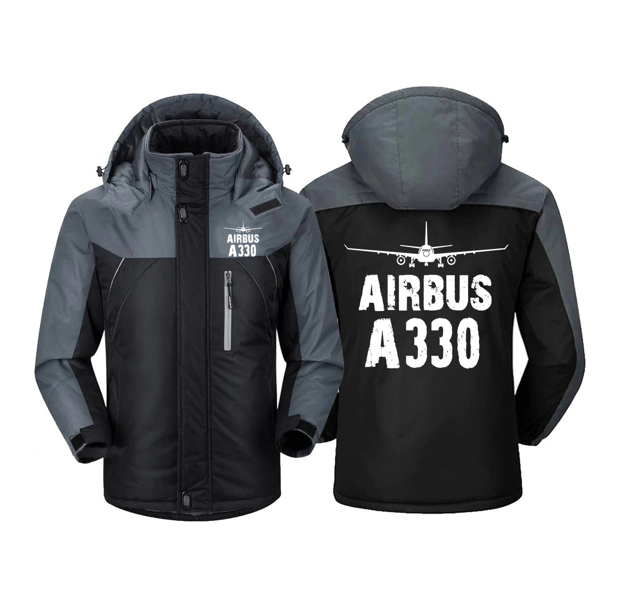 Airbus A330 & Plane Designed Thick Winter Jackets
