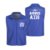 Thumbnail for Airbus A330 & Plane Designed Thin Style Vests