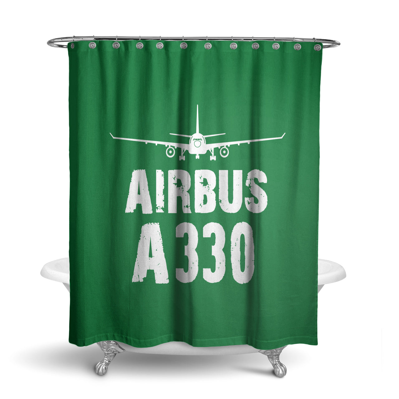 Airbus A330 & Plane Designed Shower Curtains