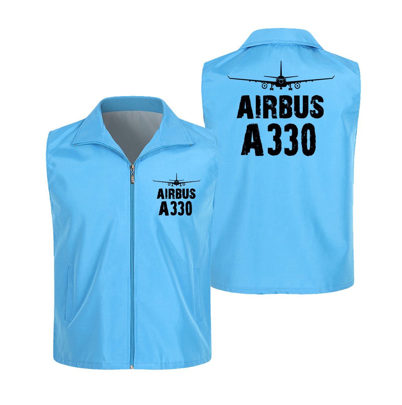 Airbus A330 & Plane Designed Thin Style Vests