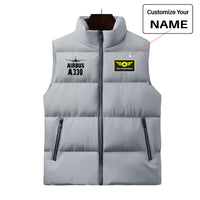 Thumbnail for Airbus A330 & Plane Designed Puffy Vests