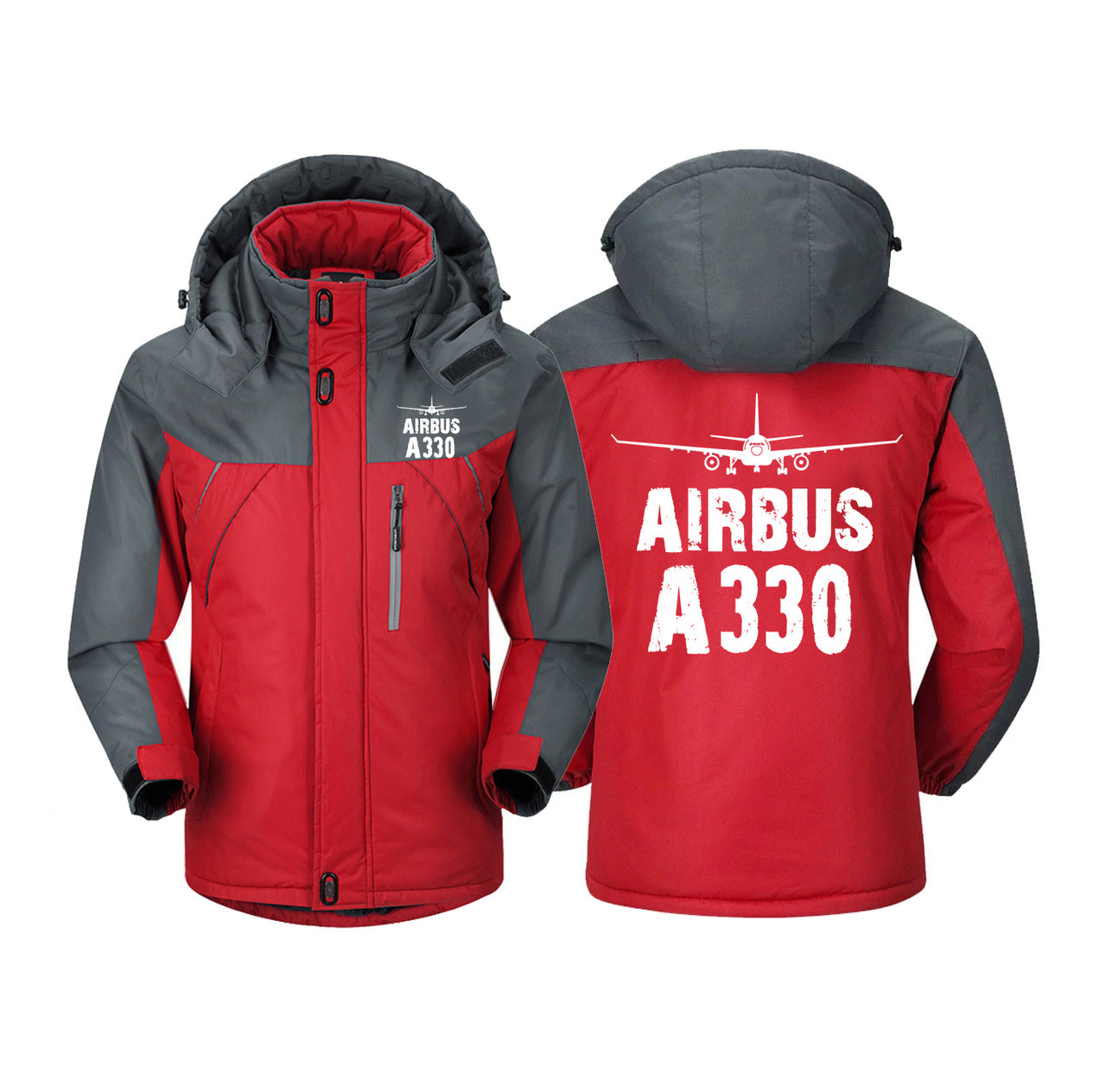 Airbus A330 & Plane Designed Thick Winter Jackets