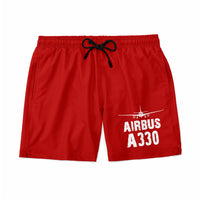 Thumbnail for Airbus A330 & Plane Designed Swim Trunks & Shorts