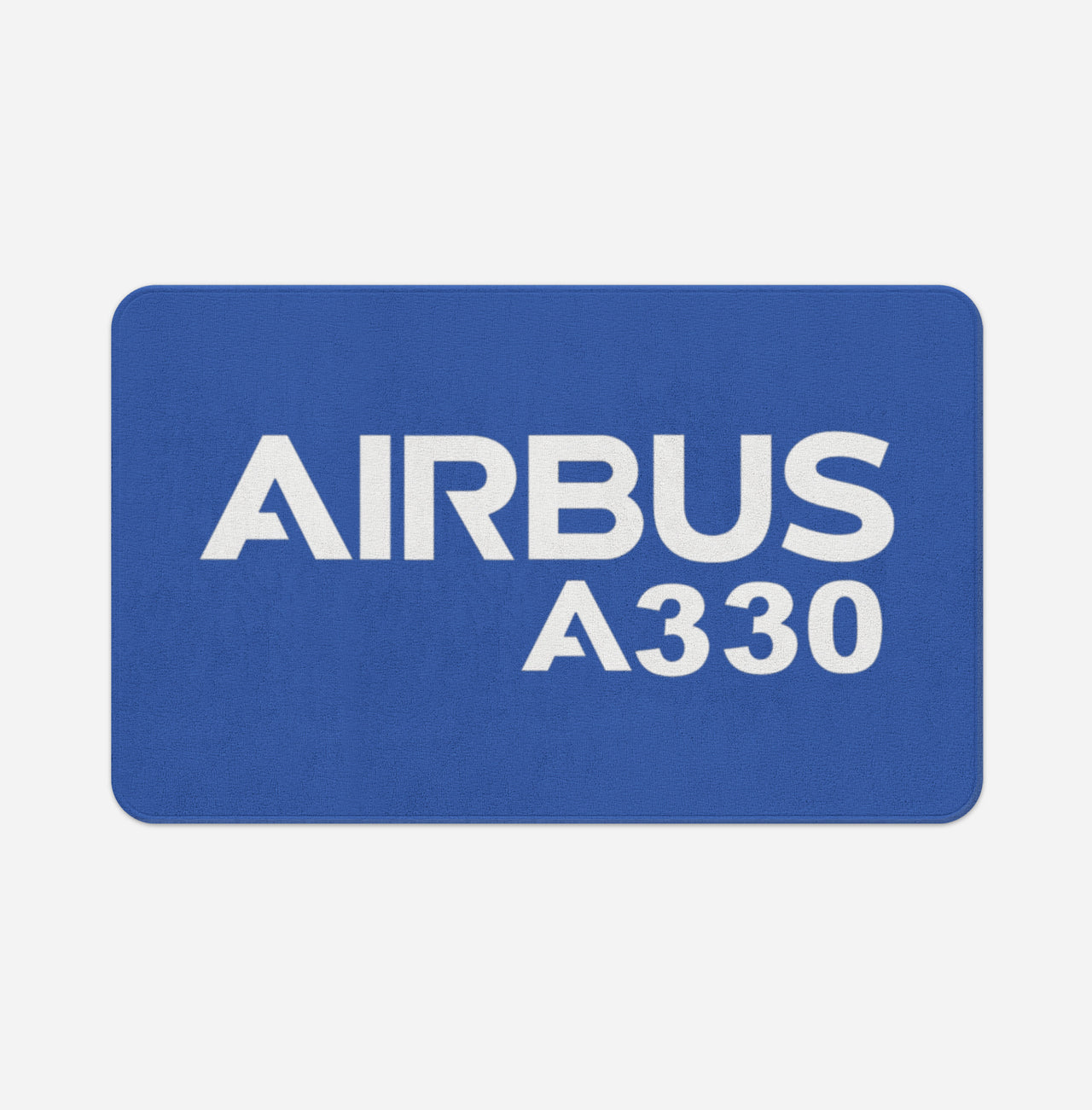 Airbus A330 & Text Designed Bath Mats