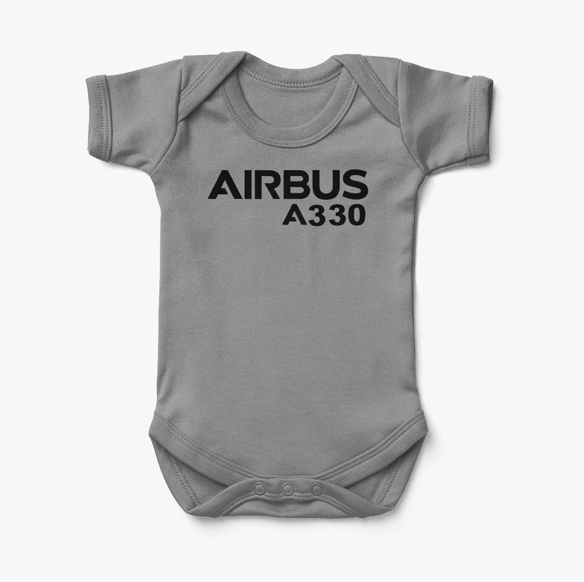 Airbus A330 & Text Designed Baby Bodysuits