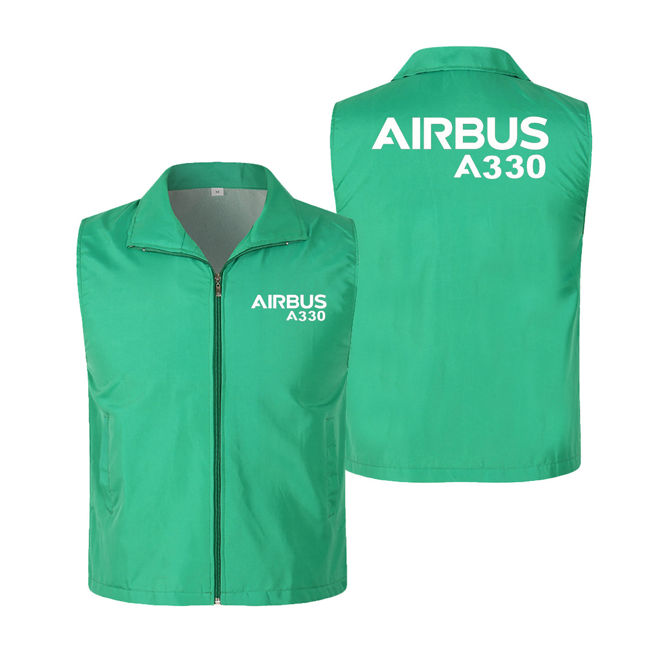 Airbus A330 & Text Designed Thin Style Vests
