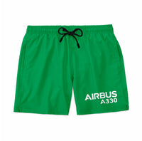 Thumbnail for Airbus A330 & Text Designed Swim Trunks & Shorts