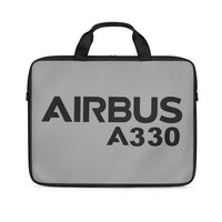 Thumbnail for Airbus A330 & Text Designed Laptop & Tablet Bags