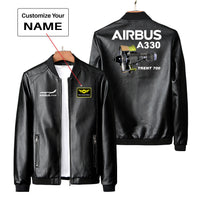 Thumbnail for Airbus A330 & Trent 700 Engine Designed PU Leather Jackets