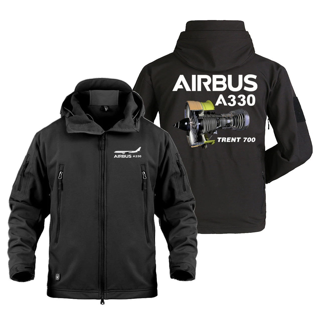 Airbus A330 & Trent 700 Engine Designed Military Jackets (Customizable)