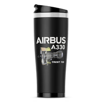 Thumbnail for Airbus A330 & Trent 700 Engine Designed Stainless Steel Travel Mugs