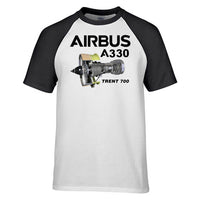 Thumbnail for Airbus A330 & Trent 700 Engine Designed Raglan T-Shirts