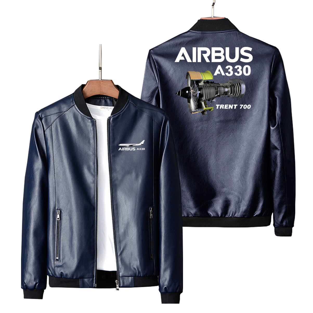 Airbus A330 & Trent 700 Engine Designed PU Leather Jackets