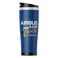 Thumbnail for Airbus A330 & Trent 700 Engine Designed Stainless Steel Travel Mugs
