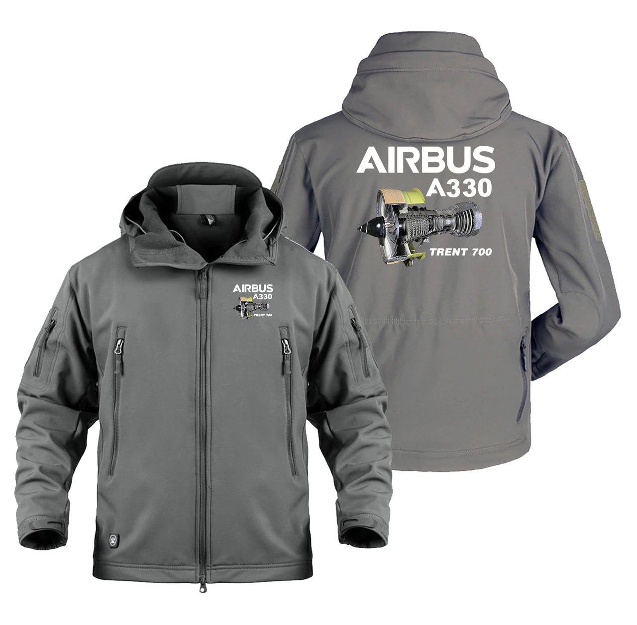 Airbus A330 & Trent 700 Engine Designed Military Jackets (Customizable)