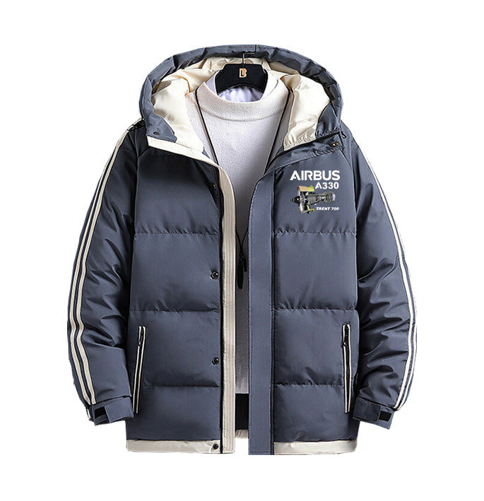 Airbus A330 & Trent 700 Engine Designed Thick Fashion Jackets