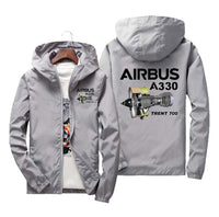 Thumbnail for Airbus A330 & Trent 700 Engine Designed Windbreaker Jackets