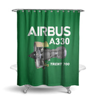 Thumbnail for Airbus A330 & Trent 700 Engine Designed Shower Curtains