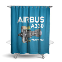 Thumbnail for Airbus A330 & Trent 700 Engine Designed Shower Curtains