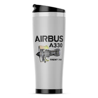 Thumbnail for Airbus A330 & Trent 700 Engine Designed Stainless Steel Travel Mugs