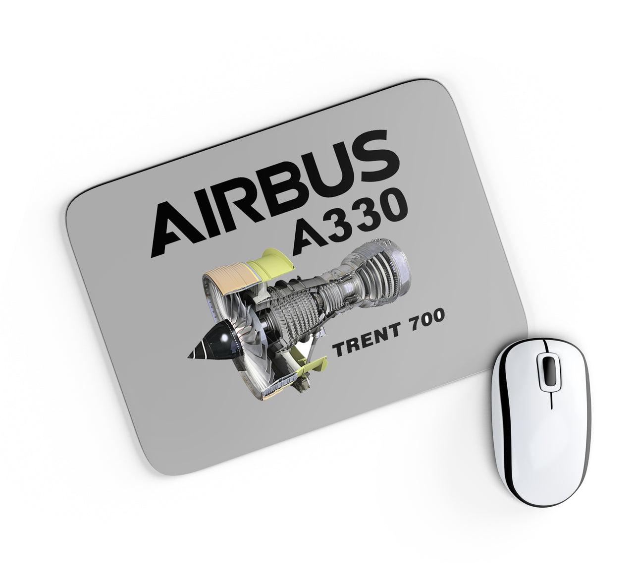 Airbus A330 & Trent 700 Engine Designed Mouse Pads