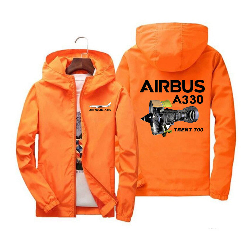 Airbus A330 & Trent 700 Engine Designed Windbreaker Jackets