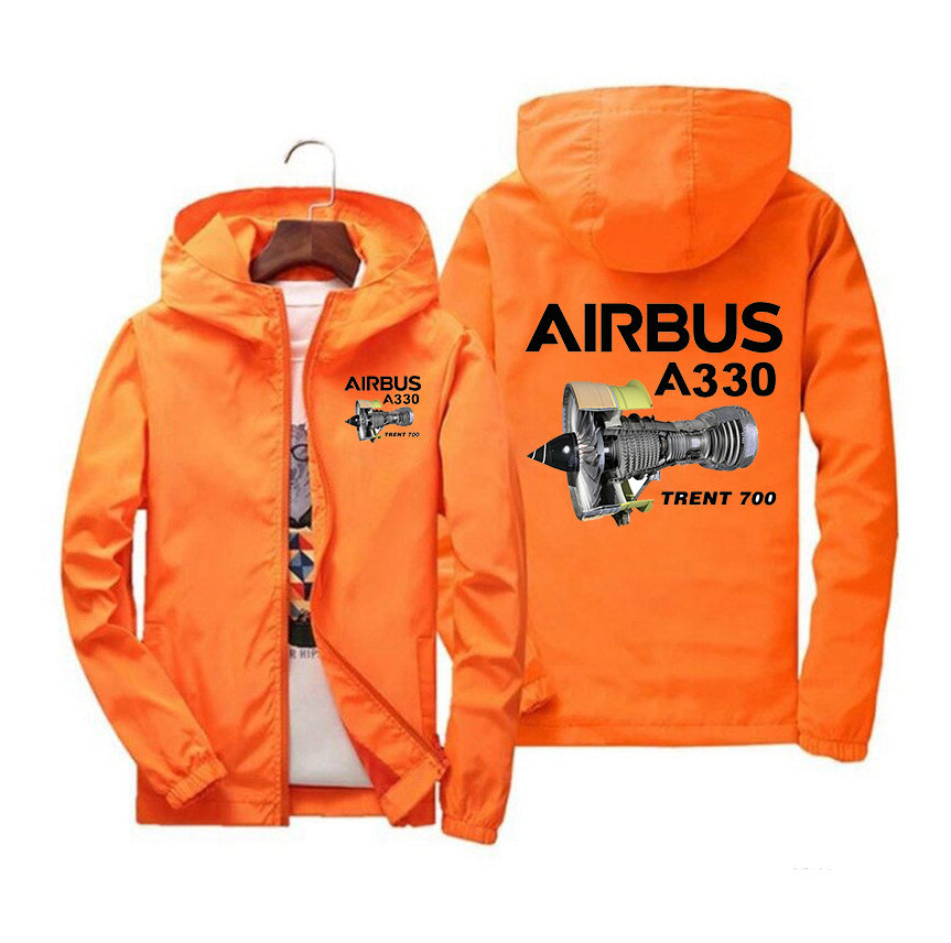 Airbus A330 & Trent 700 Engine Designed Windbreaker Jackets