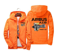 Thumbnail for Airbus A330 & Trent 700 Engine Designed Windbreaker Jackets