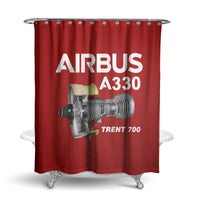 Thumbnail for Airbus A330 & Trent 700 Engine Designed Shower Curtains
