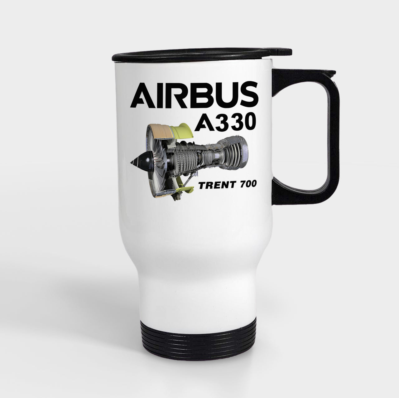Airbus A330 & Trent 700 Engine Designed Travel Mugs (With Holder)