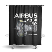Thumbnail for Airbus A330neo & Trent 7000 Designed Shower Curtains