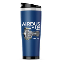 Thumbnail for Airbus A330neo & Trent 7000 Designed Stainless Steel Travel Mugs