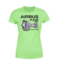 Thumbnail for Airbus A330neo & Trent 7000 Engine Designed Women T-Shirts
