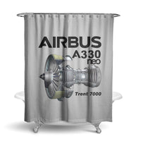 Thumbnail for Airbus A330neo & Trent 7000 Designed Shower Curtains