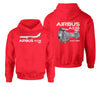 Airbus A330neo & Trent 7000 Designed Double Side Hoodies
